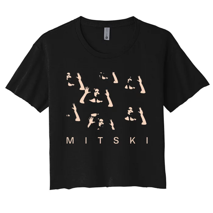 You Contain Mitski Tudes Women's Crop Top Tee