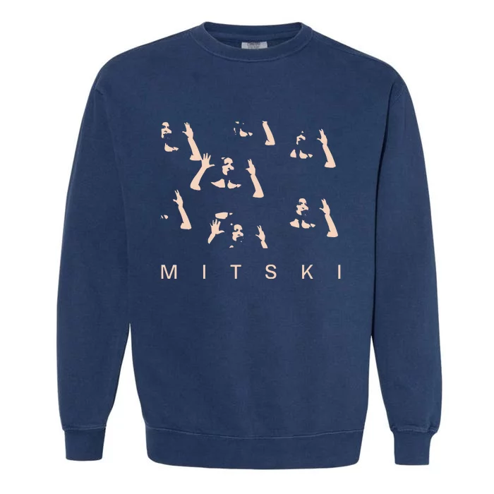 You Contain Mitski Tudes Garment-Dyed Sweatshirt