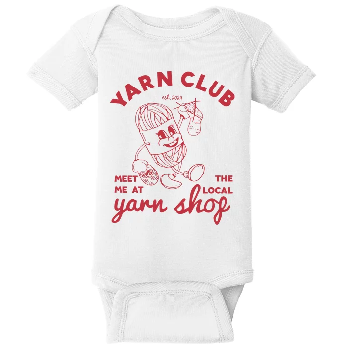 Yarn Club Meet Me At The Local Yarn Baby Bodysuit