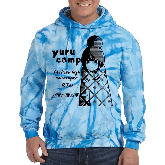 Yuru Camp Motosu High Solocamper Tie Dye Hoodie