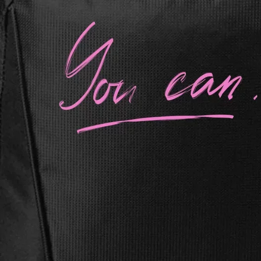 You Can Motivational Quote City Backpack