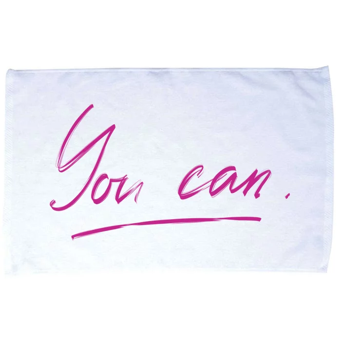 You Can Motivational Quote Microfiber Hand Towel