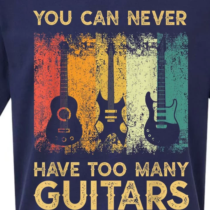 You Can Never Have Too Many Guitarss Music Funny Sueded Cloud Jersey T-Shirt