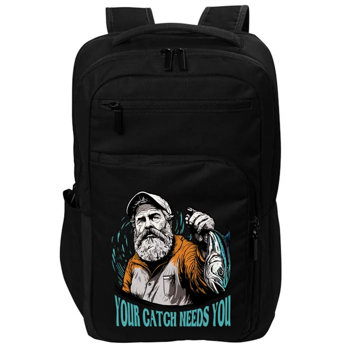 Your Catch Needs You Fishing Impact Tech Backpack