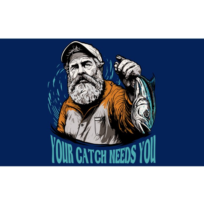 Your Catch Needs You Fishing Bumper Sticker