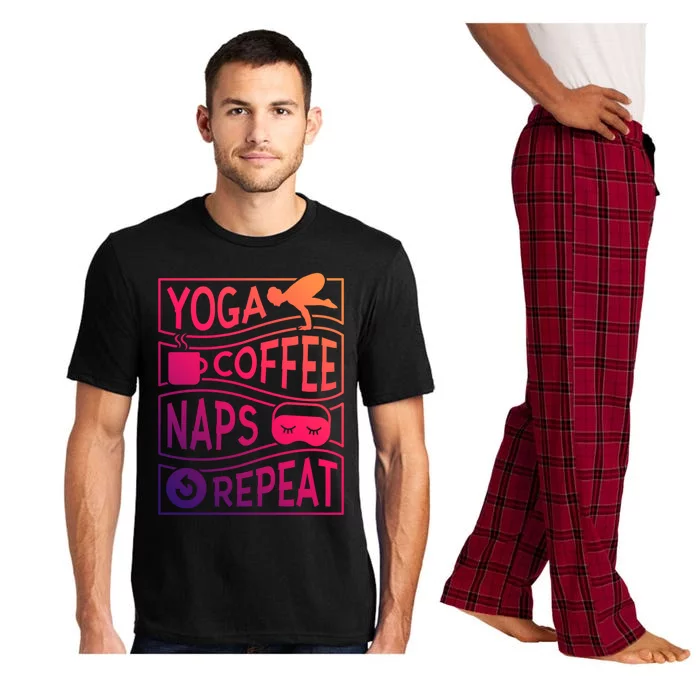 Yoga Coffee Naps Repeat Gift Pajama Set