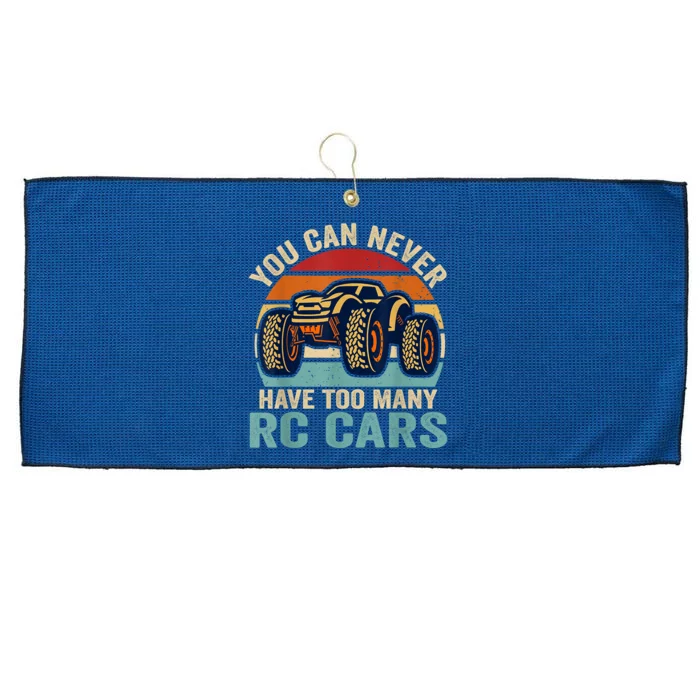 You Can Never Have Too Many Rc Car Racing Racer Lovers Fan Large Microfiber Waffle Golf Towel