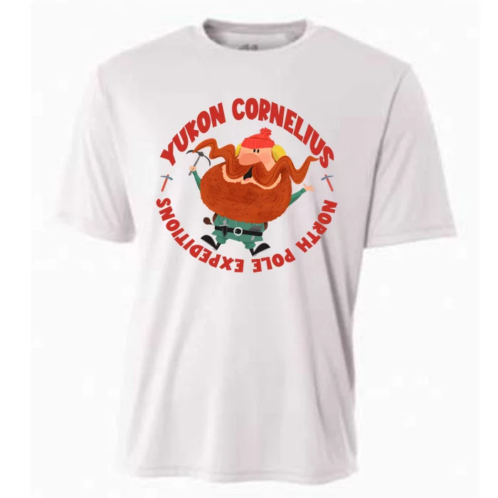 Yukon Cornelius North Pole Expeditions Christmas Yukon Cornelius Cooling Performance Crew T-Shirt