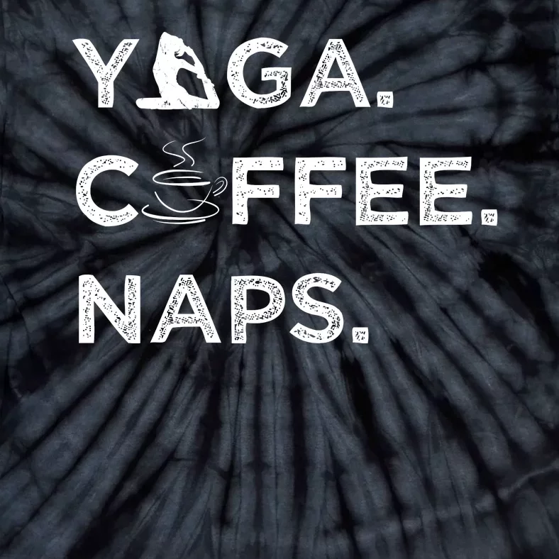 Yoga Coffee Naps Tie-Dye T-Shirt