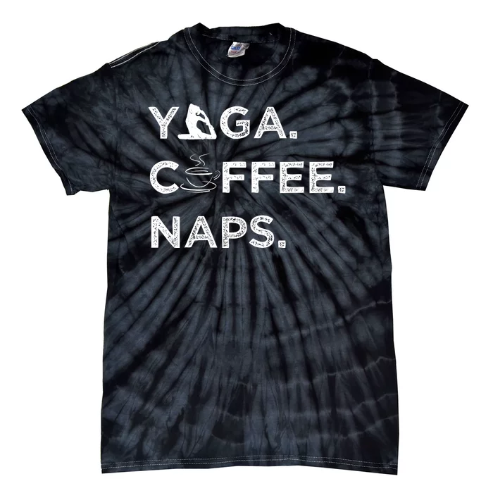 Yoga Coffee Naps Tie-Dye T-Shirt