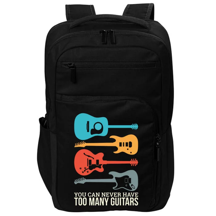 You Can Never Have Too Many Guitars Impact Tech Backpack