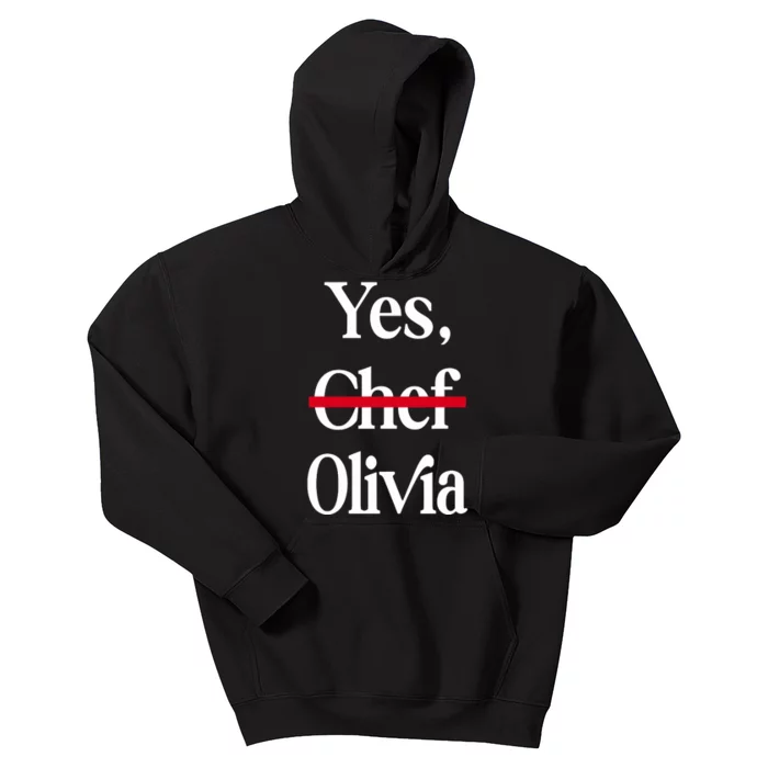 Yes Chef Olivia Kids Hoodie