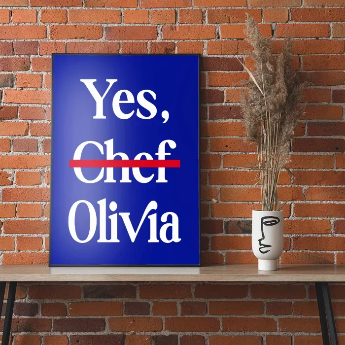 Yes Chef Olivia Poster