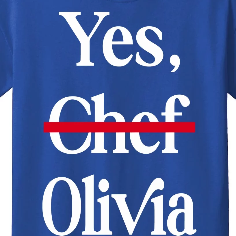 Yes Chef Olivia Kids T-Shirt