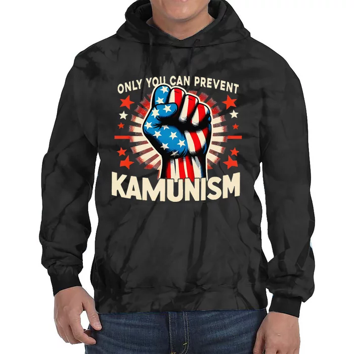 You Can Prevent Communism Fight Socialism Gift Tie Dye Hoodie