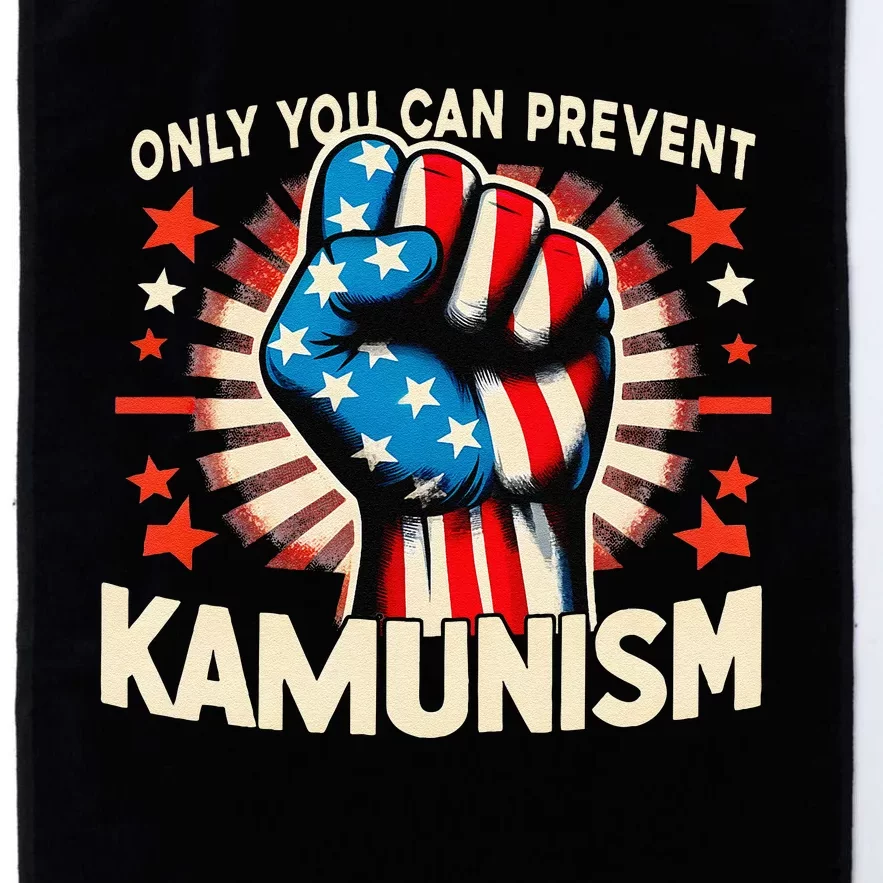 You Can Prevent Communism Fight Socialism Gift Platinum Collection Golf Towel