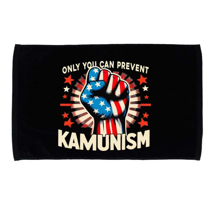 You Can Prevent Communism Fight Socialism Gift Microfiber Hand Towel