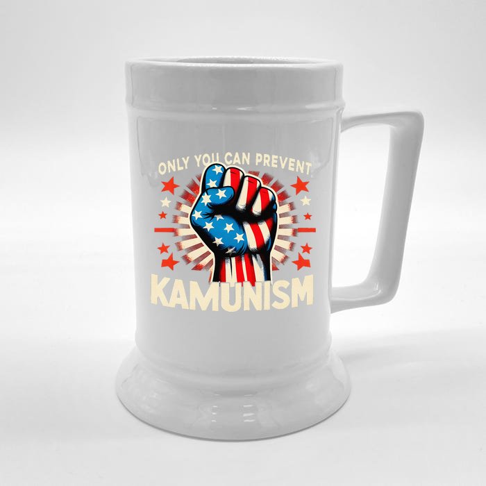 You Can Prevent Communism Fight Socialism Gift Front & Back Beer Stein