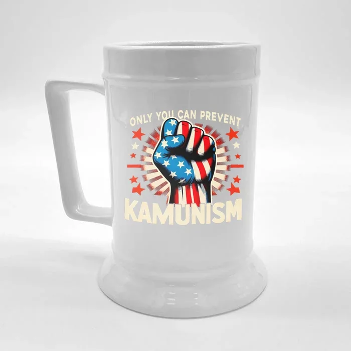 You Can Prevent Communism Fight Socialism Gift Front & Back Beer Stein