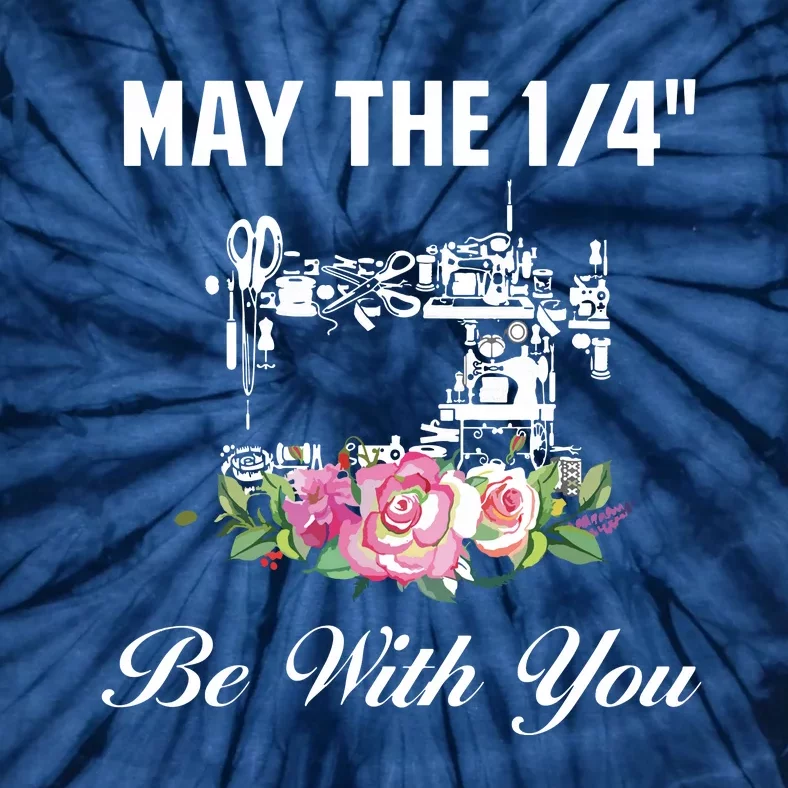 Yarn Craft Quilting Quote May The 14 Be With You Sewing Tie-Dye T-Shirt