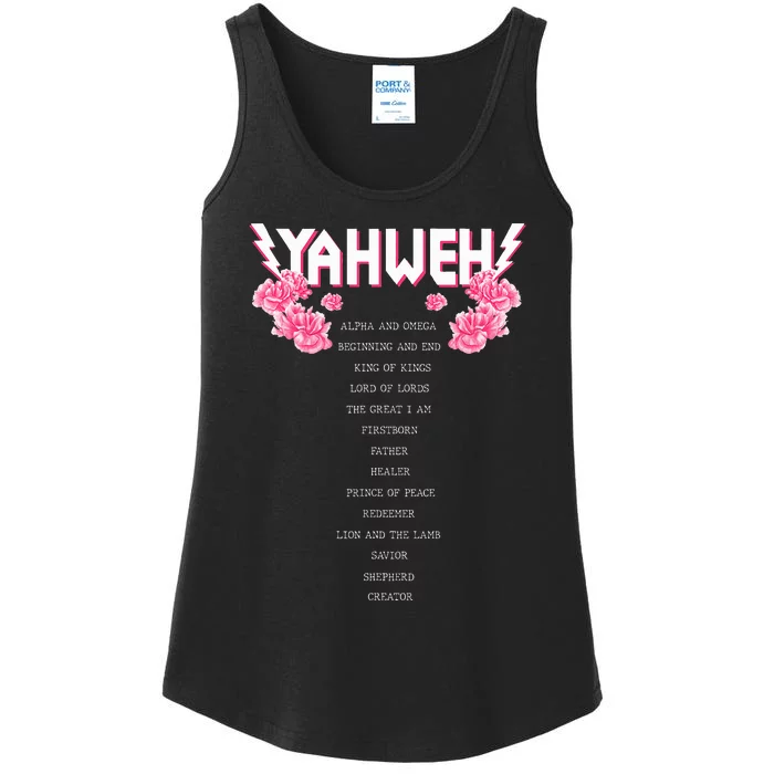 Yahweh Christian Religious Yhwh Ladies Essential Tank