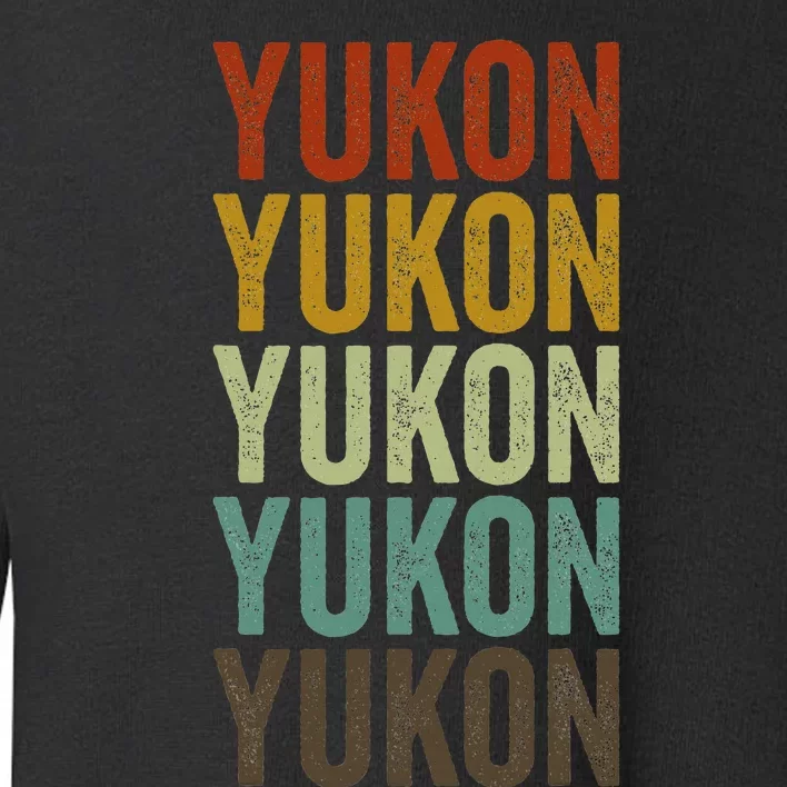 Yukon City Retro Toddler Sweatshirt