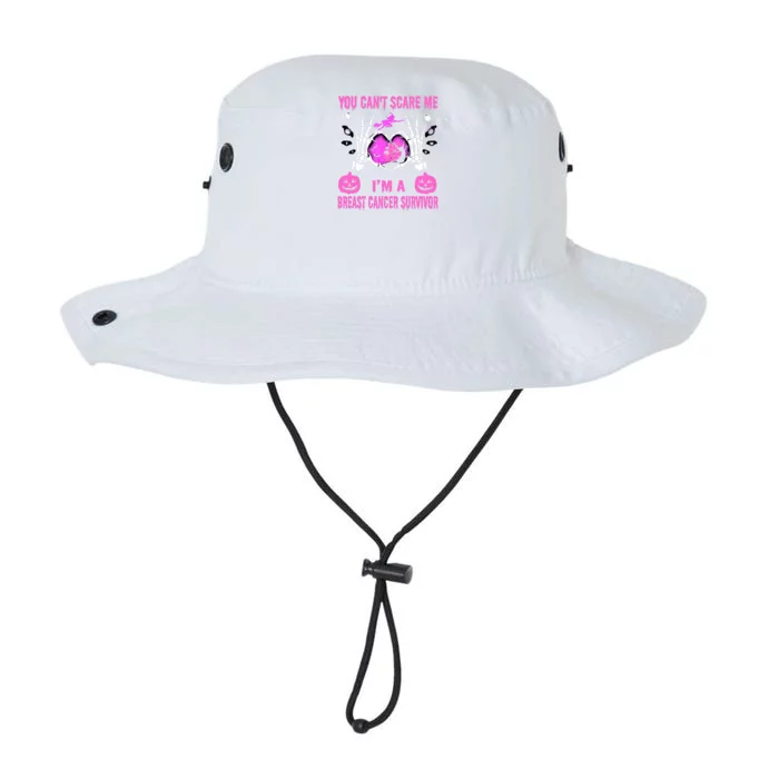 You Cant Scare Me Im A Breast Cancer Survivor Halloween Legacy Cool Fit Booney Bucket Hat