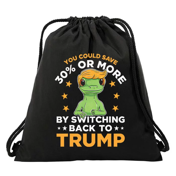 You Could Save 30 Percent Or More By Switching Back To Trump Drawstring Bag