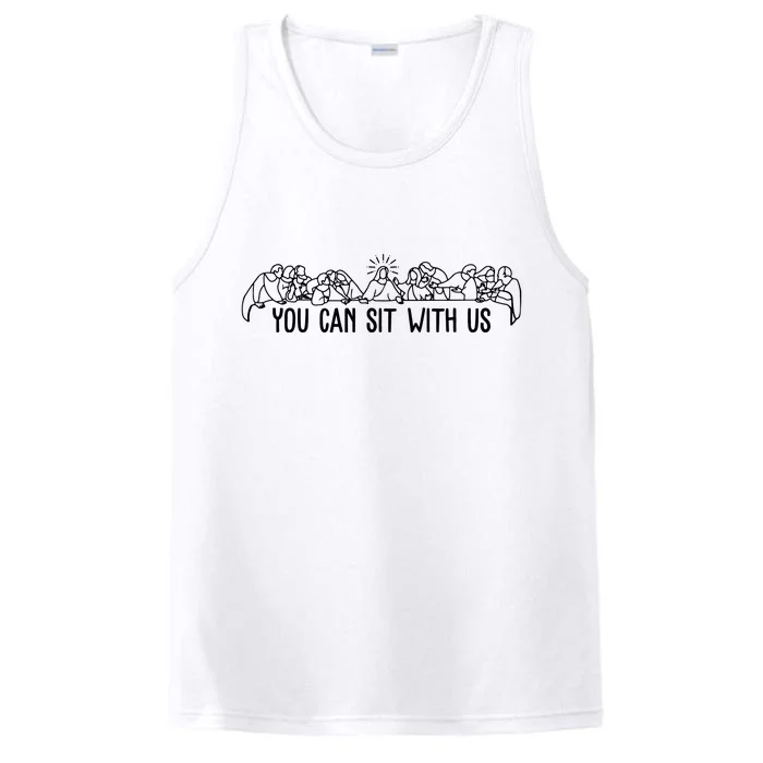 You Can Sit With Us Twelve Apostles Christianity Performance Tank