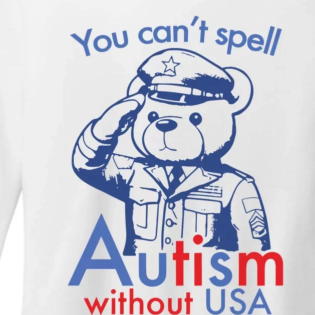 You Can’T Spell Autism Without Usa Womens CVC Long Sleeve Shirt