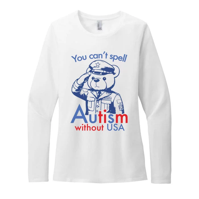 You Can’T Spell Autism Without Usa Womens CVC Long Sleeve Shirt