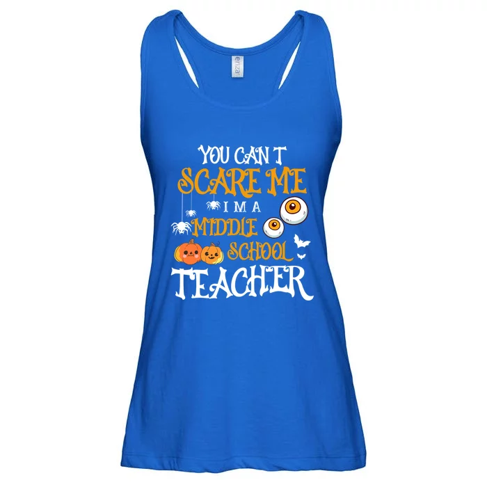 You CanT Scare Me IM A Middle School Teacher Halloween Gift Ladies Essential Flowy Tank