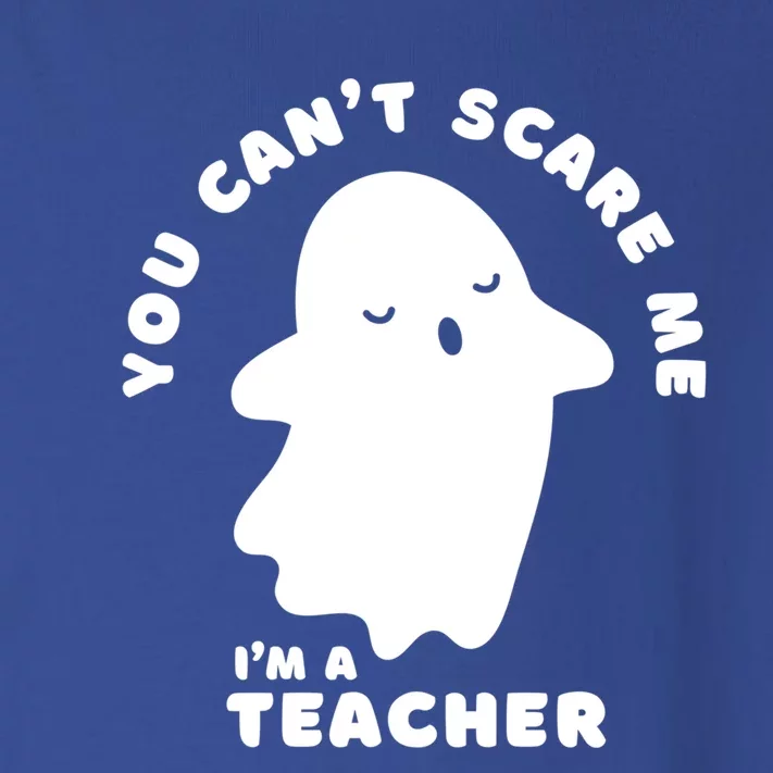 You Cant Scare Me Teacher Halloween Ghost Great Gift Toddler Long Sleeve Shirt