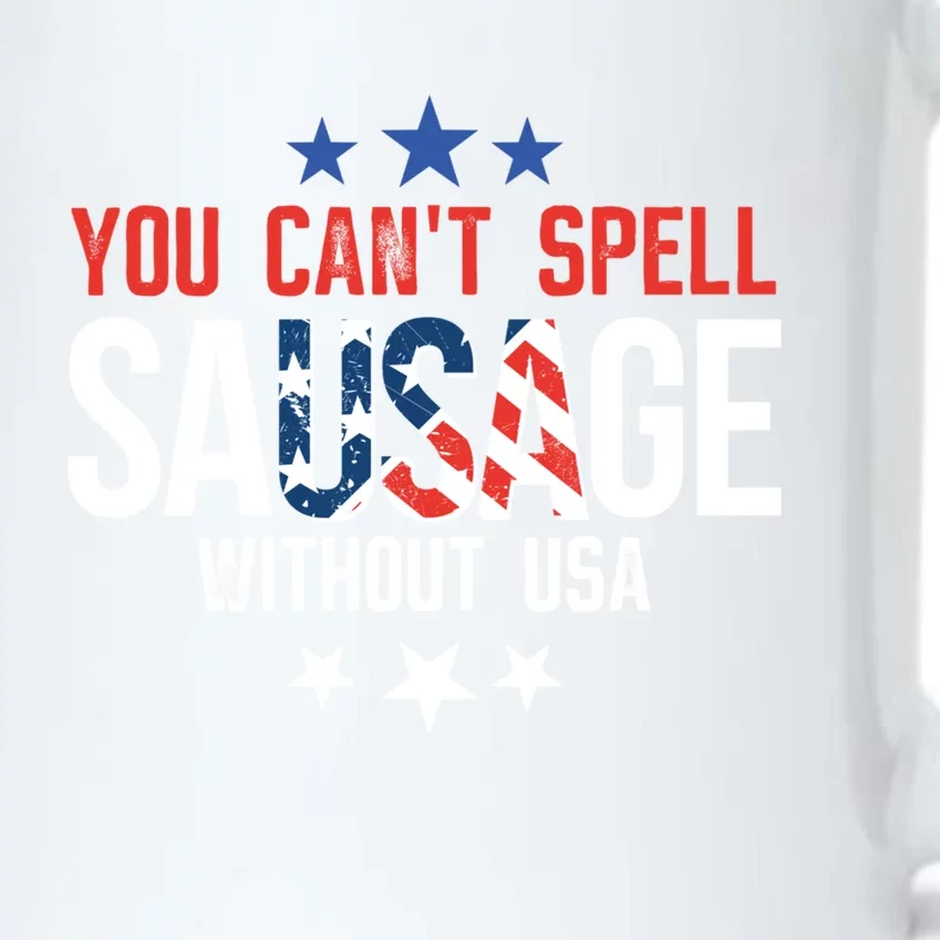 You Cant Spell Sausage Without Usa Funny Gift Black Color Changing Mug