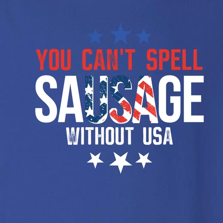 You Cant Spell Sausage Without Usa Funny Gift Toddler Long Sleeve Shirt