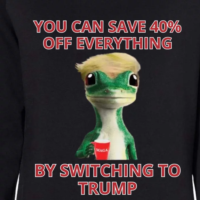 You Can Save 40% Off Everything By Switching To Trump Womens California Wash Sweatshirt