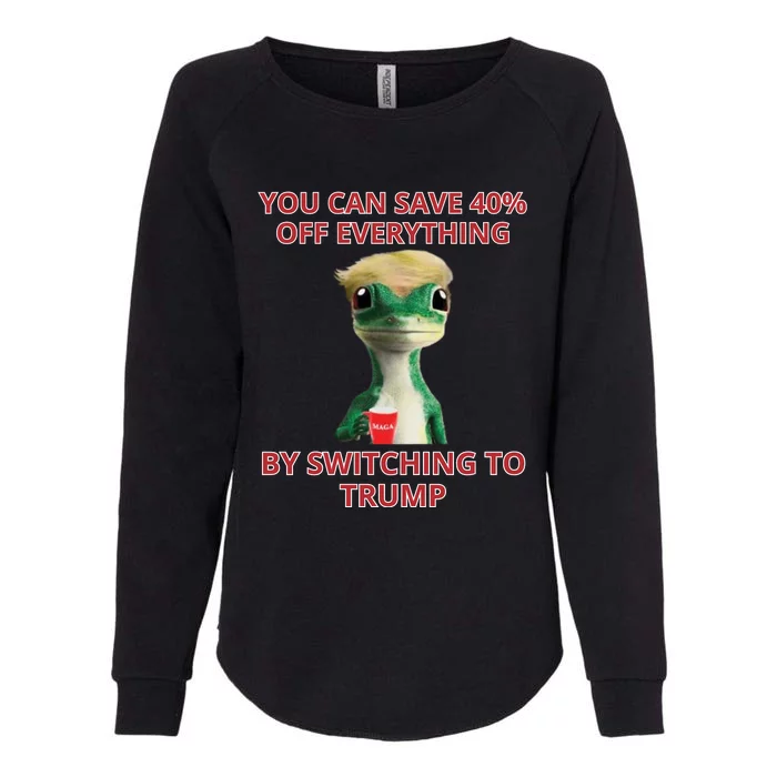 You Can Save 40% Off Everything By Switching To Trump Womens California Wash Sweatshirt