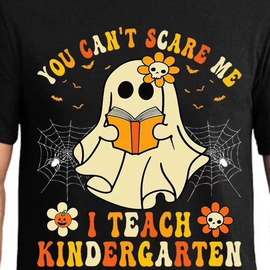 You Cant Scare Me I Teach Kindergarten Halloween Teacher Pajama Set