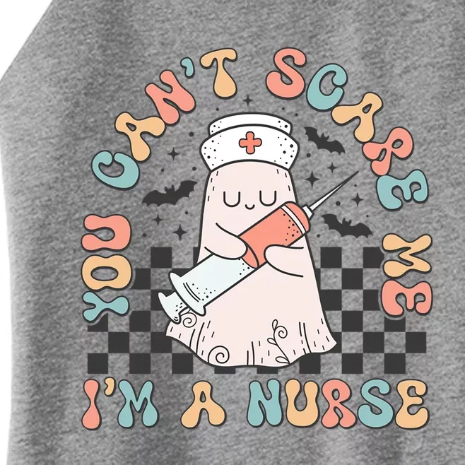 You Cant Scare Me Im A Nurse Cute Funny Halloween Gift Women’s Perfect Tri Rocker Tank