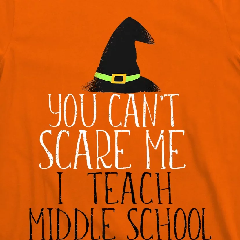 You CanT Scare Me I Teach Kindergarten Halloween Meme T-Shirt