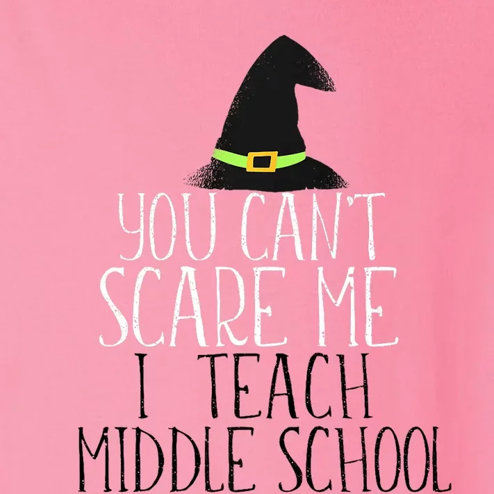 You CanT Scare Me I Teach Kindergarten Halloween Meme Toddler Long Sleeve Shirt