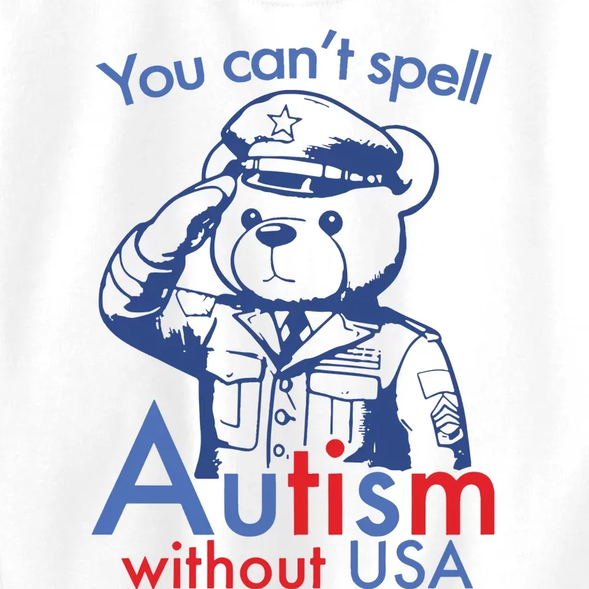 You Can’T Spell Autism Without Usa Kids Sweatshirt