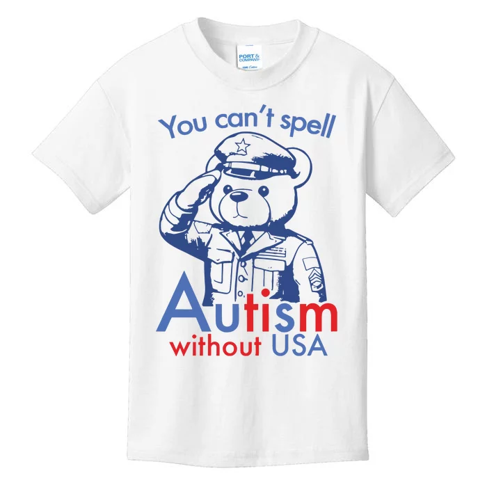 You Can’T Spell Autism Without Usa Kids T-Shirt