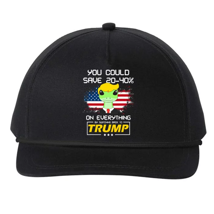 You Could Save 2040 By Switching Back To Trump Patriotic Snapback Five-Panel Rope Hat