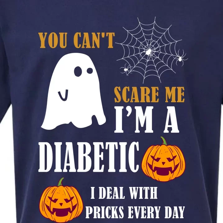 You CanT Scare Me IM A Diabetic Sueded Cloud Jersey T-Shirt