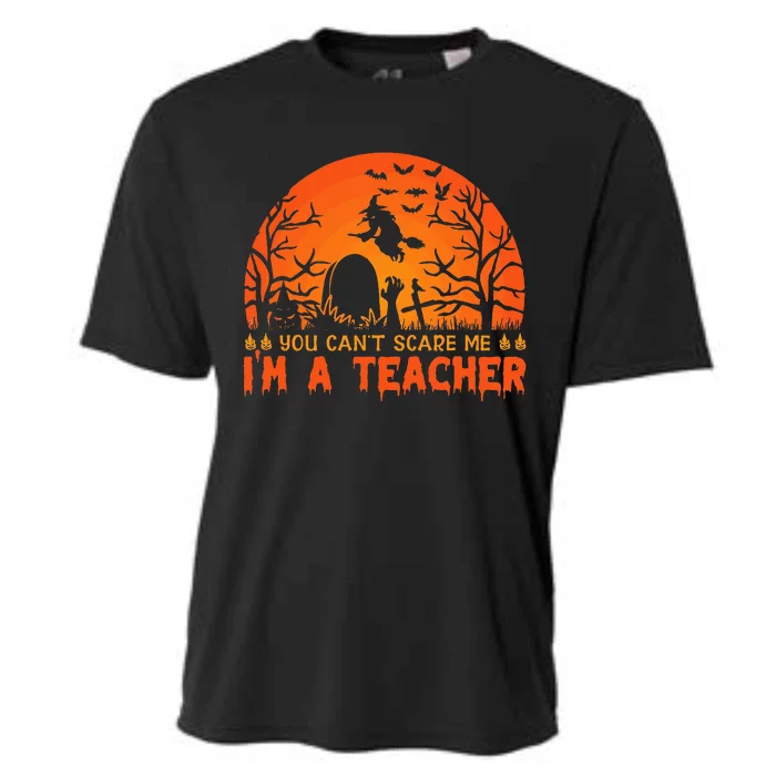 You Cannot Scare Me Im A Middle School Teacher Halloween Cooling Performance Crew T-Shirt