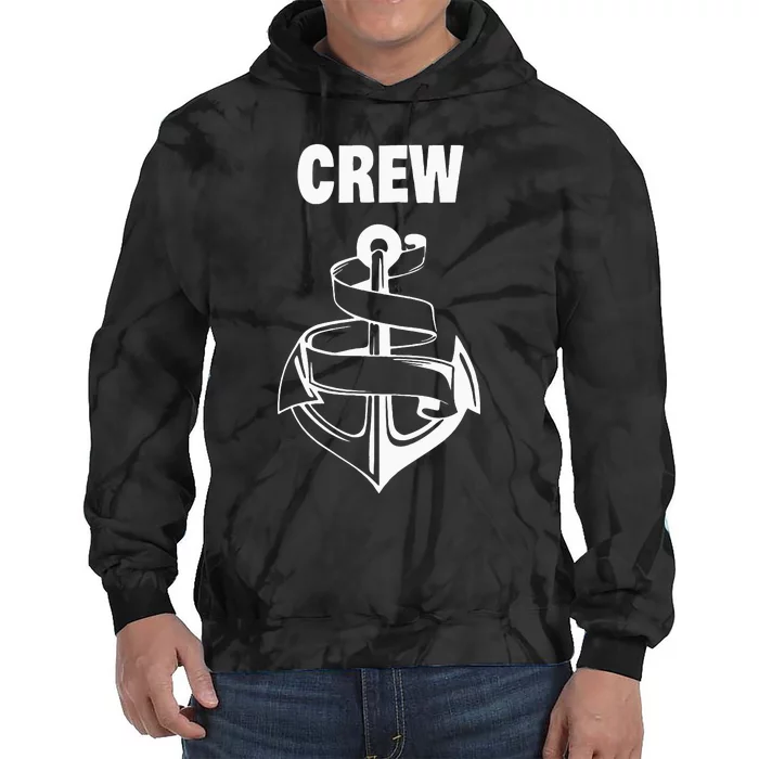 Yacht Crew Sailing Boat Crew Tie Dye Hoodie