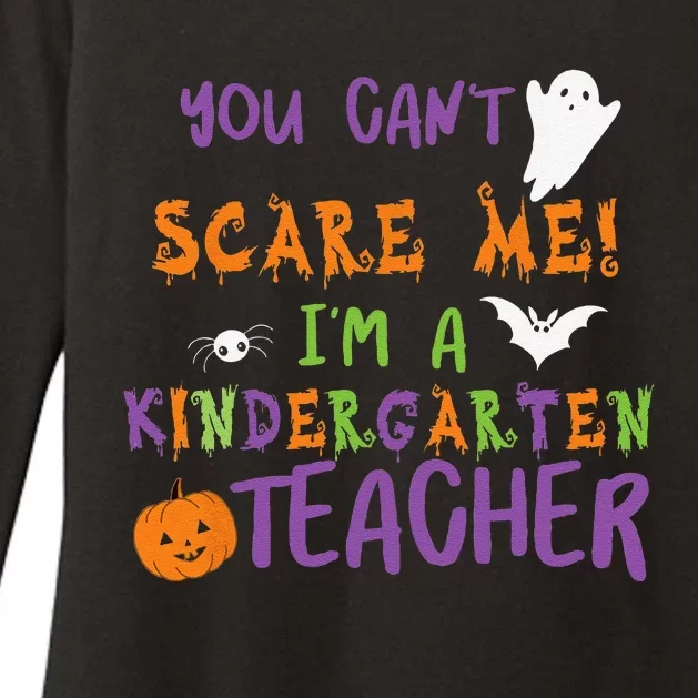 You Cant Scare Me Im A Kindergarten Teacher Womens CVC Long Sleeve Shirt