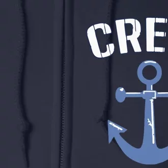 Yacht Crew Sailing Boat Crew Full Zip Hoodie