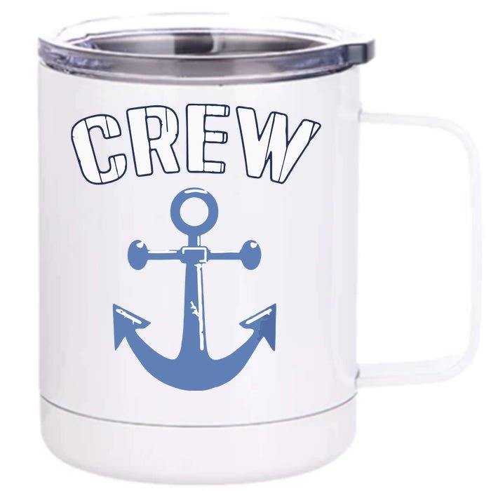 Yacht Crew Sailing Boat Crew Front & Back 12oz Stainless Steel Tumbler Cup